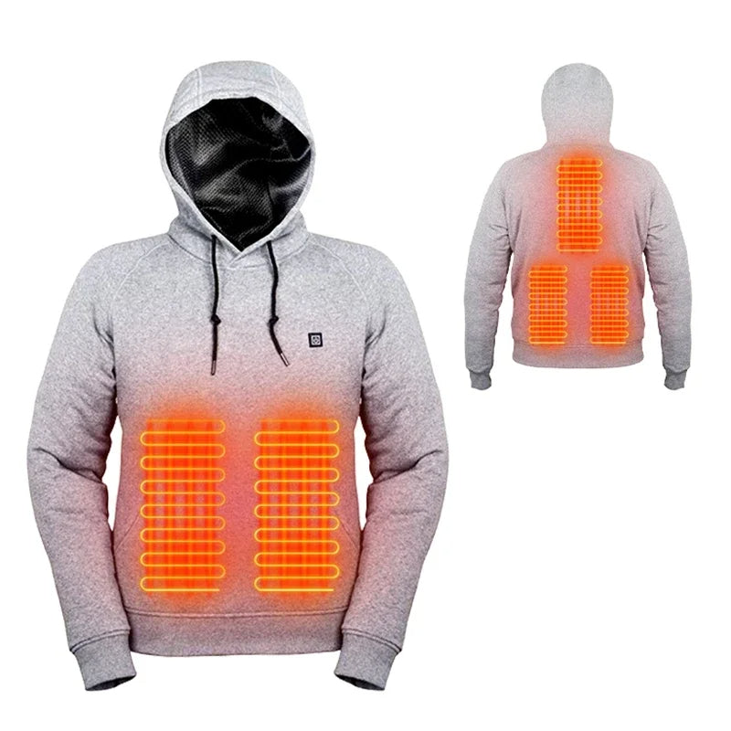 Heated sweatshirt